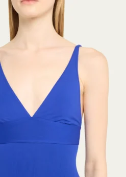 EresLarcin Deep V Triangle One-Piece Swimsuit