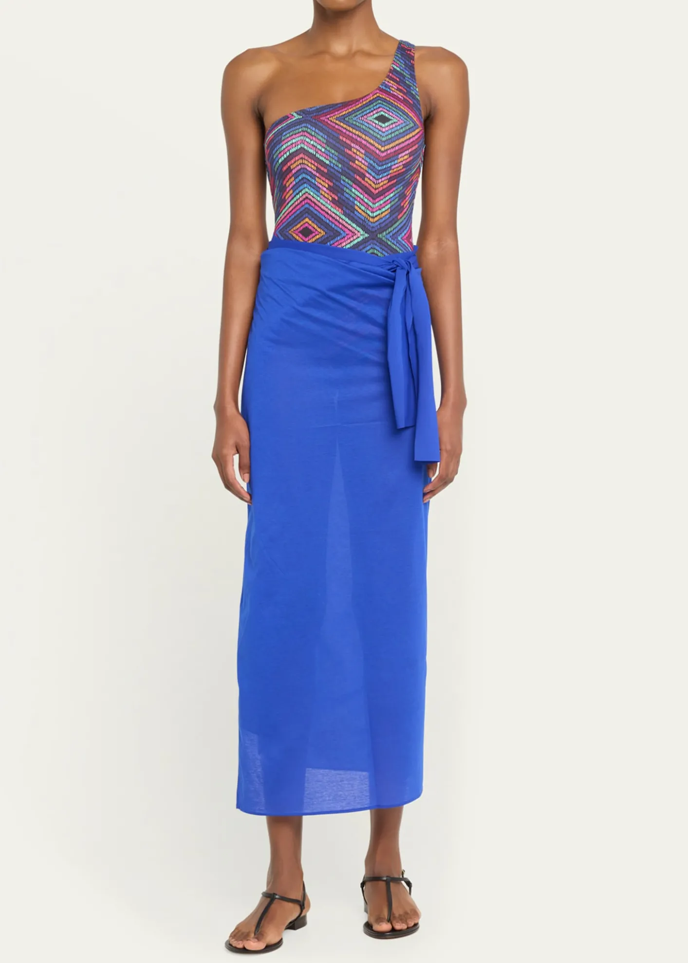 EresPeplum Long Sarong with Belt