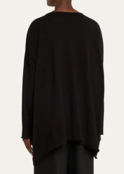 EskandarA-Line Bateau Neck Cashmere Sweater