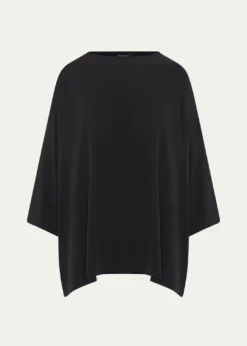 EskandarBoat Neck Top (Long Length)