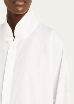 EskandarChinese Imperial Shirt with Chinese Collar (Long Length)