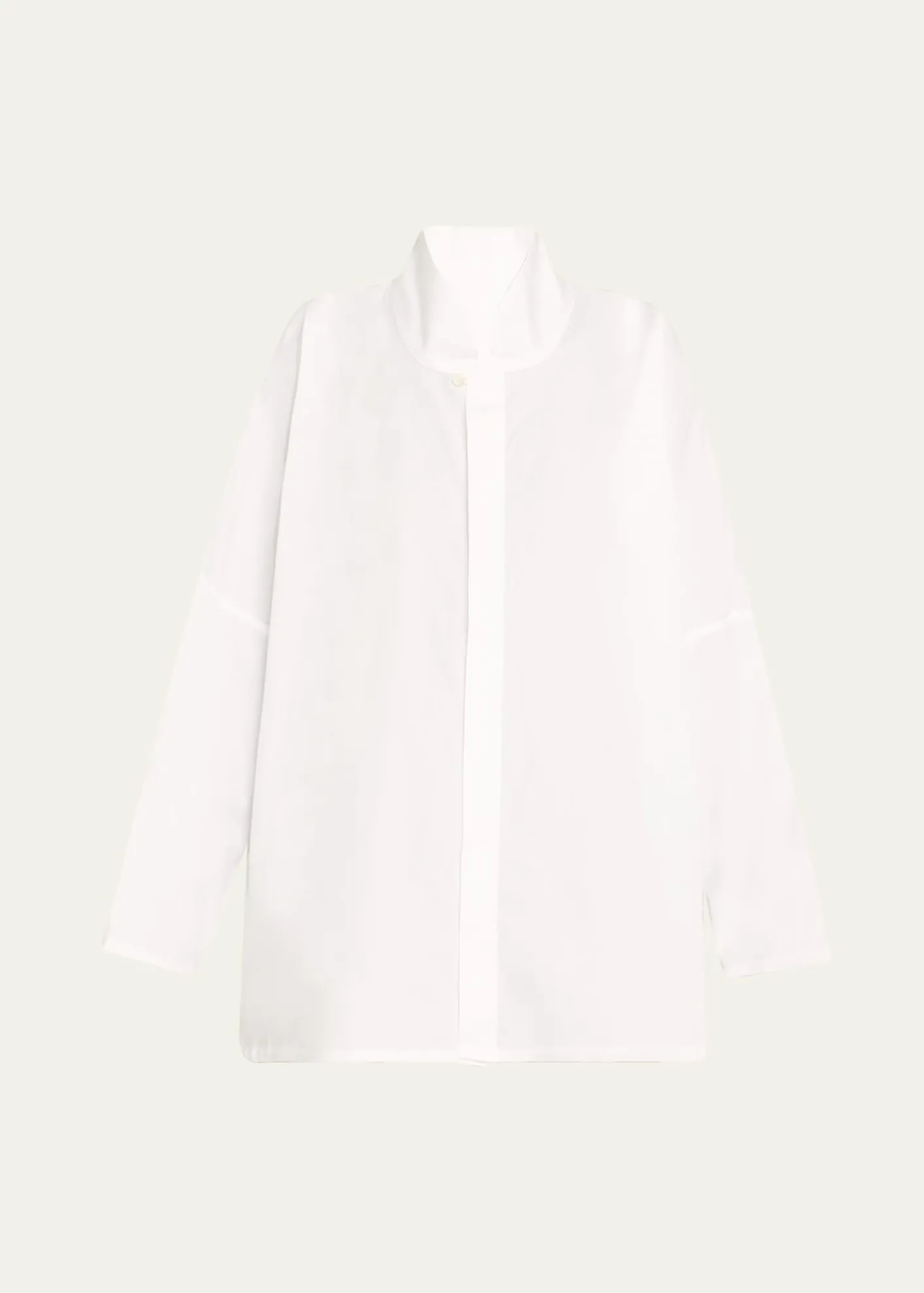 EskandarChinese Imperial Shirt with Chinese Collar (Long Length)
