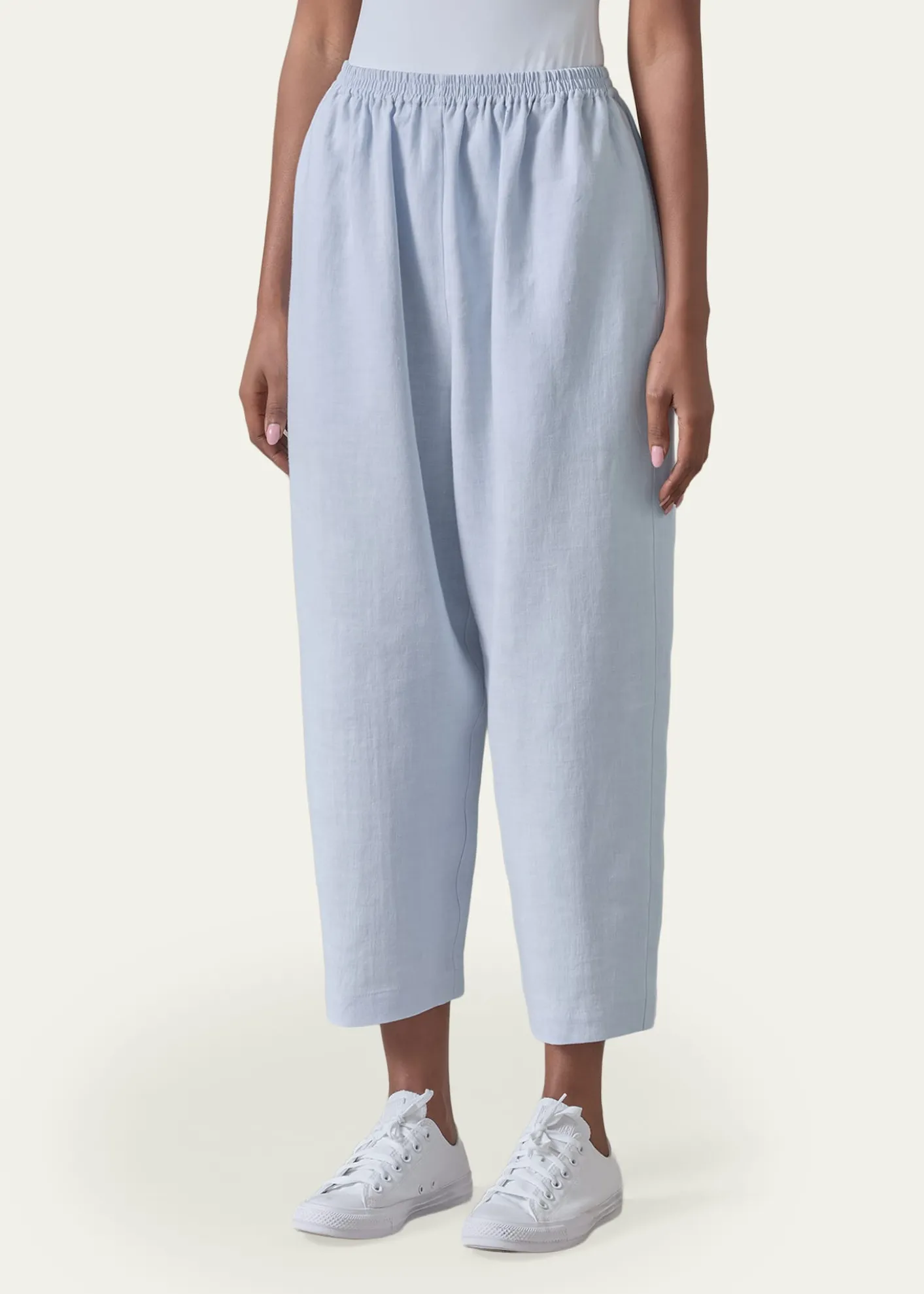 EskandarLightweight Linen Japanese Trousers
