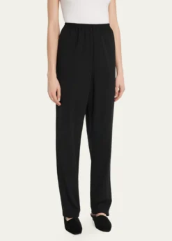 EskandarMid-Rise Narrow-Leg Trousers