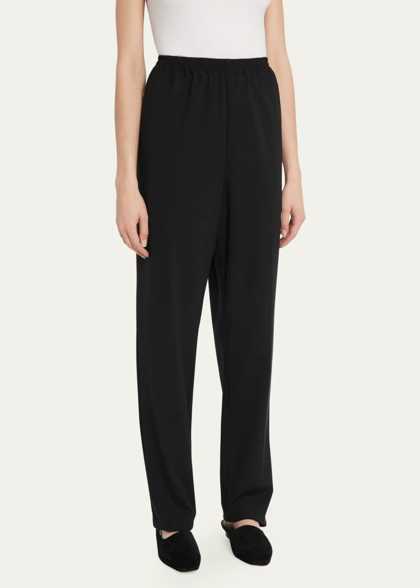 EskandarMid-Rise Narrow-Leg Trousers