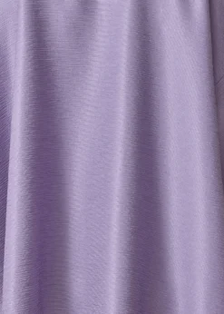 EskandarMidweight Silk Plisse Wide A-Line Shirt