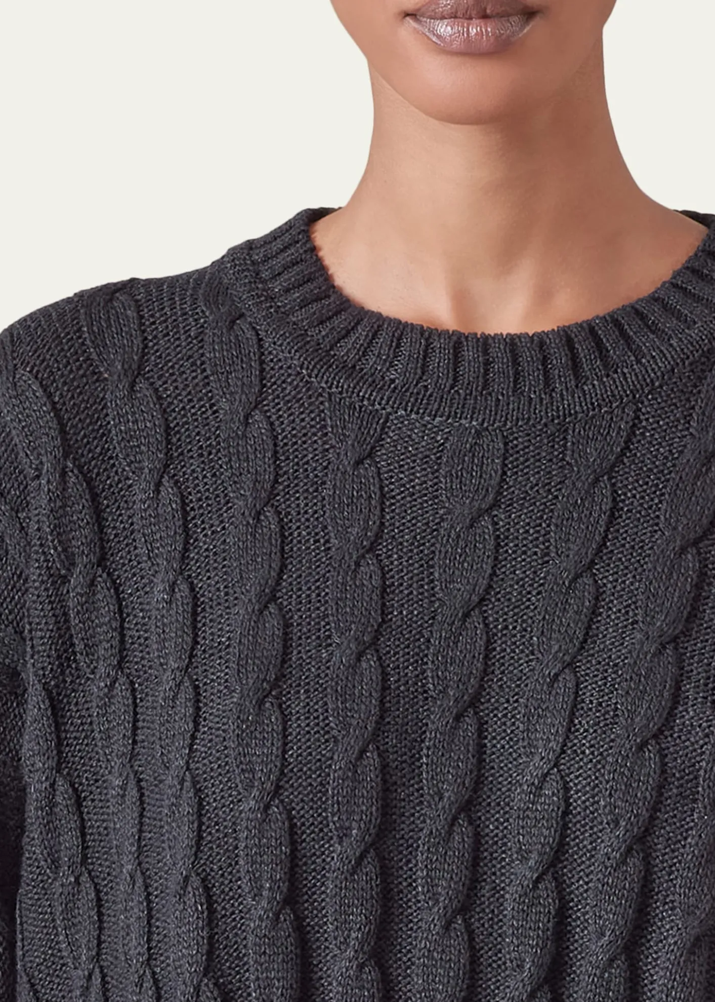 EskandarRound Neck Sweater - Long Length