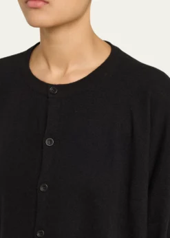 EskandarSlim-Sleeve Cashmere Cardigan