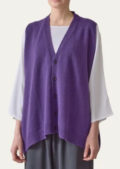 EskandarV-Neck Cashmere Vest