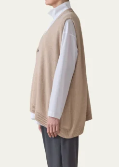 EskandarV-Neck Cashmere Vest