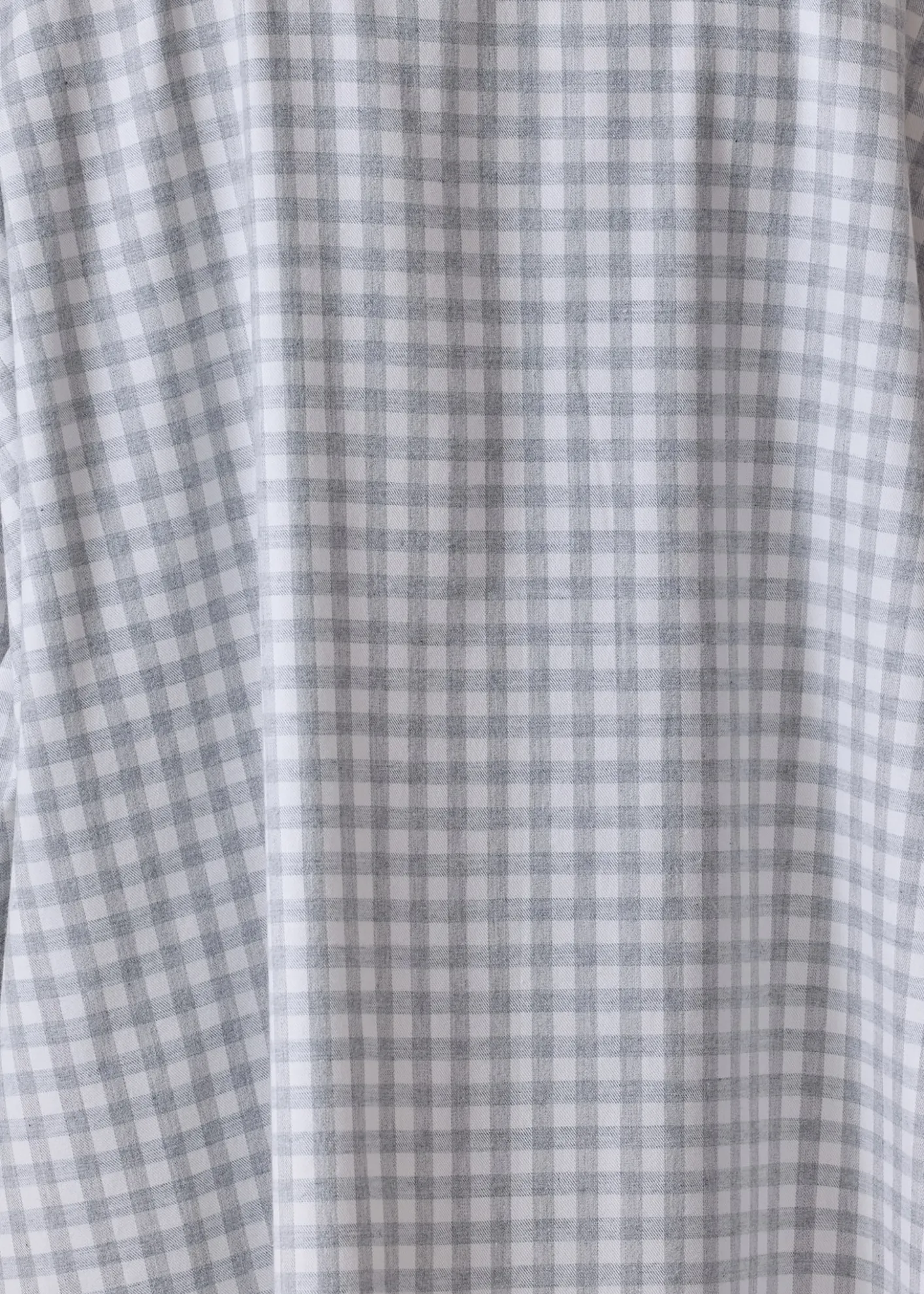 EskandarWide Brushed Gingham Cotton Shirt