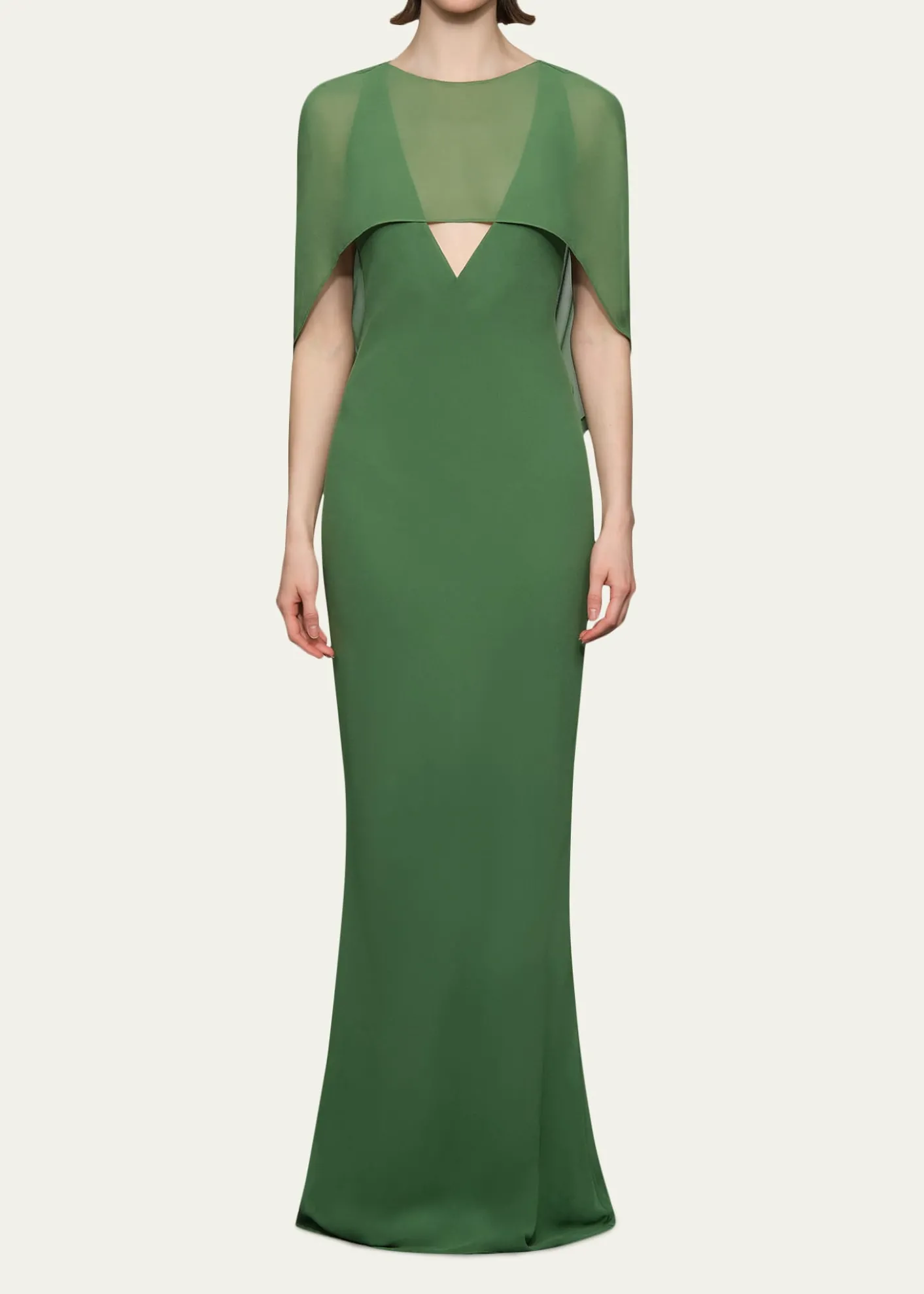 Et OchsReese Draped Cutout Mermaid Gown