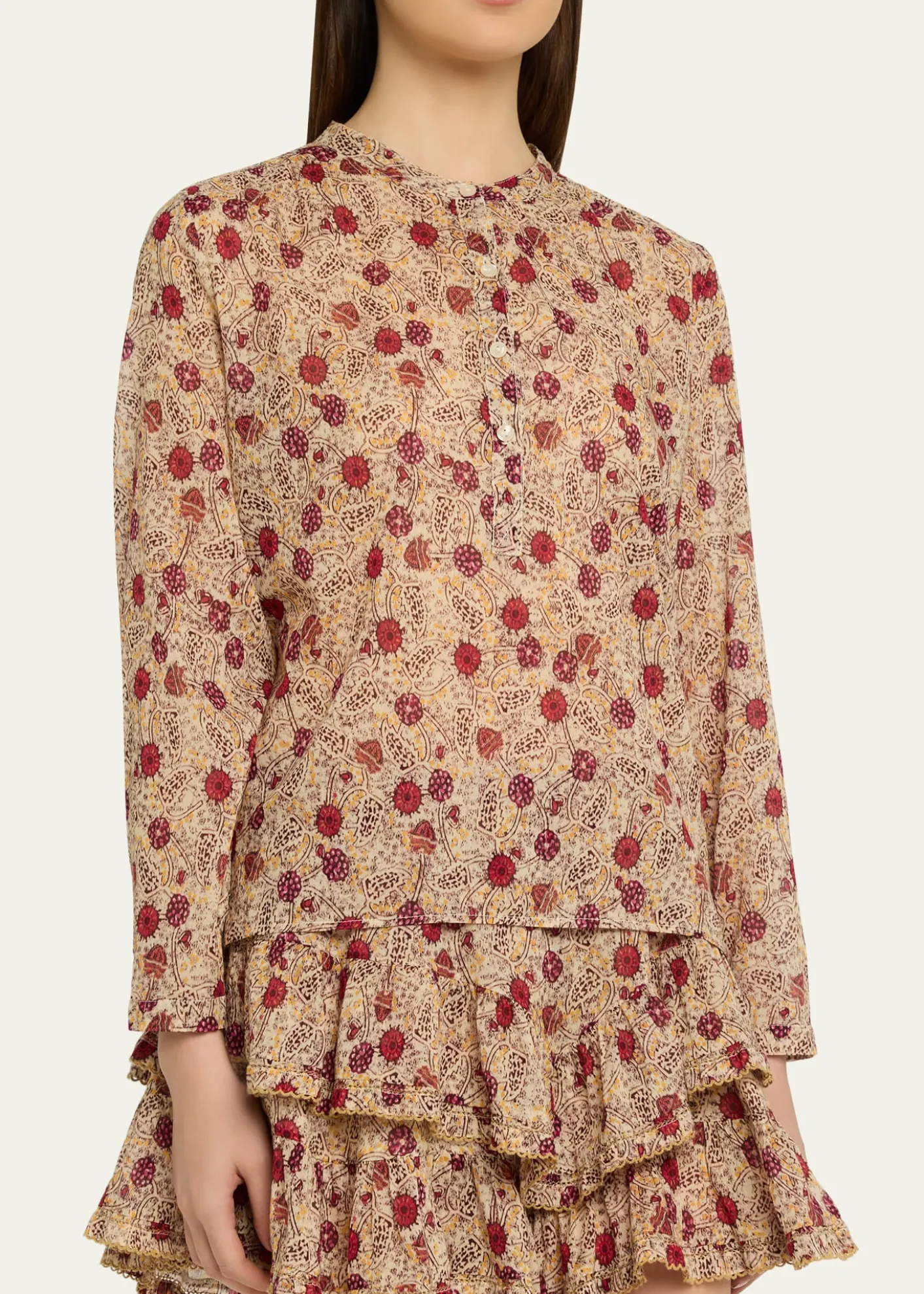 Etoile Isabel MarantMaria Floral Cotton Top