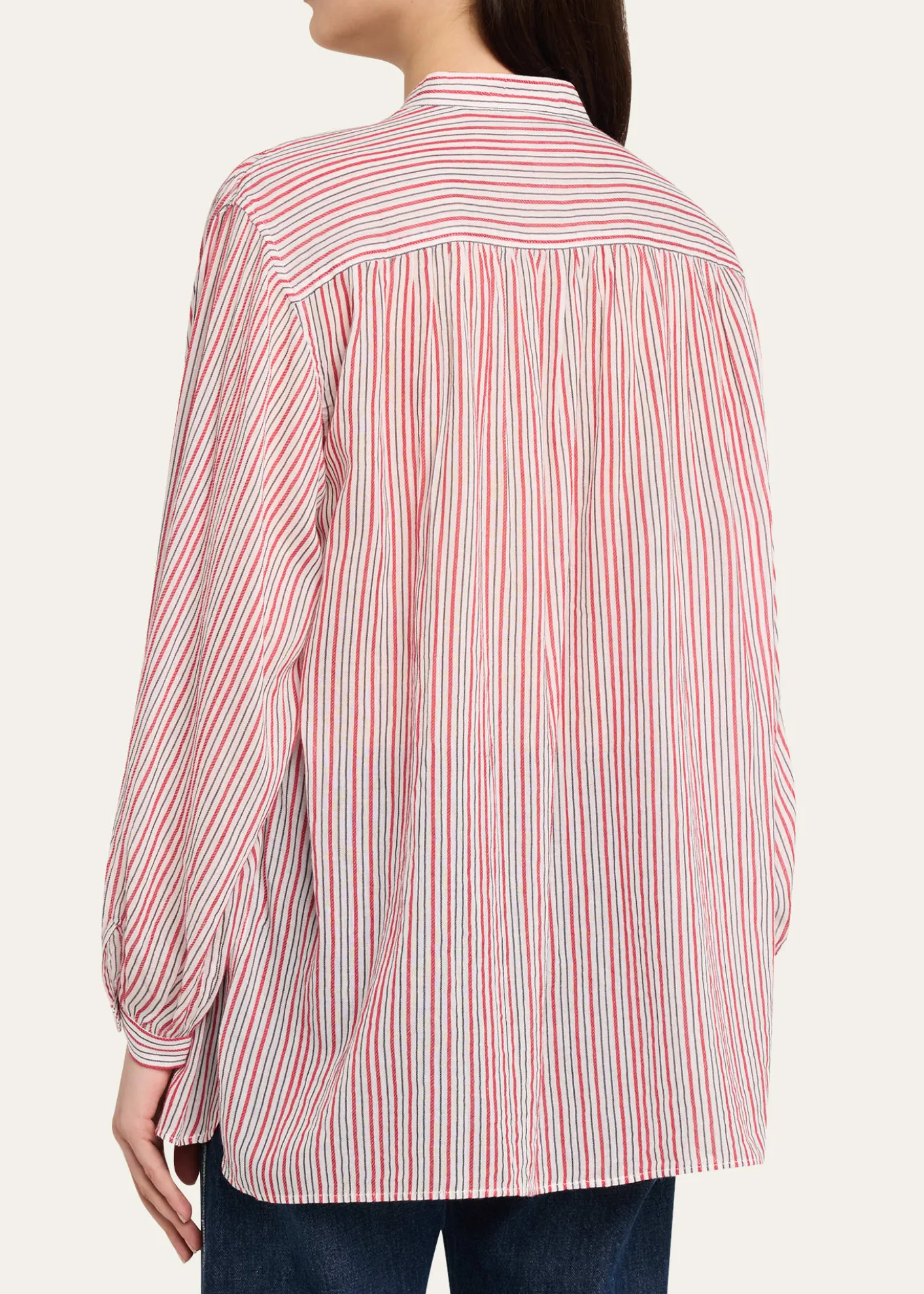 Etoile Isabel MarantSapha Stripe Long-Sleeve Tunic