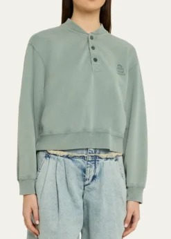 Etoile Isabel MarantSimony Logo-Embroidered Sweatshirt