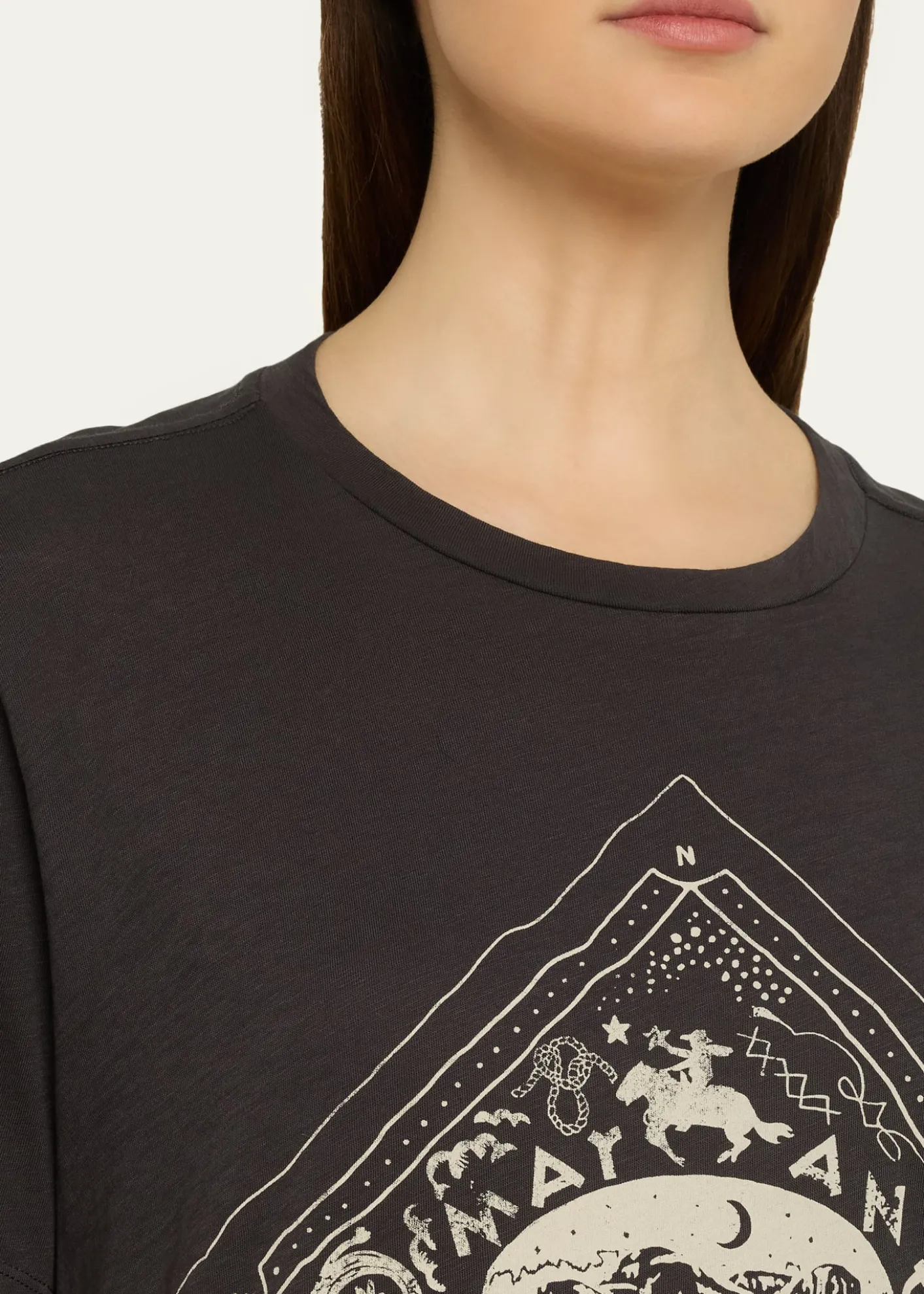 Etoile Isabel MarantZewel Mayan-Print Cotton T-Shirt