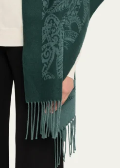 EtroHooded Paisley Wool Scarf