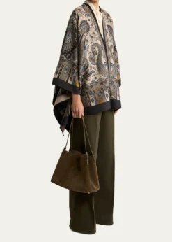 EtroPaisley Wool-Blend Cape