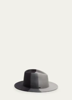 Eugenia KimBlaine Color Block Wool Fedora Hat