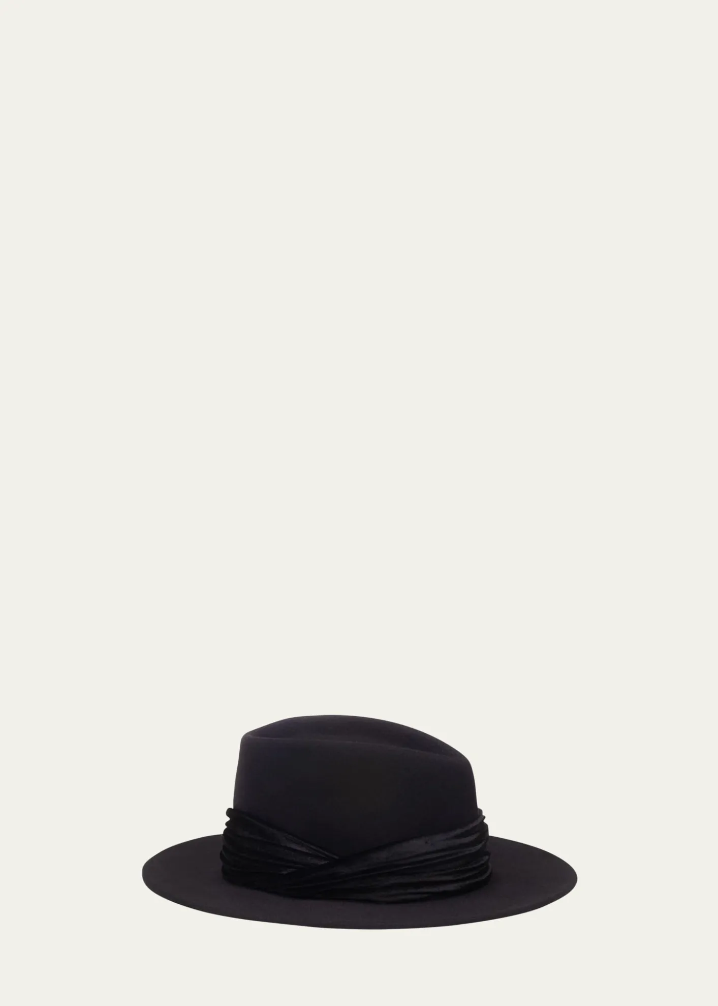 Eugenia KimBlaine Wool Fedora Hat w/ Velvet Band