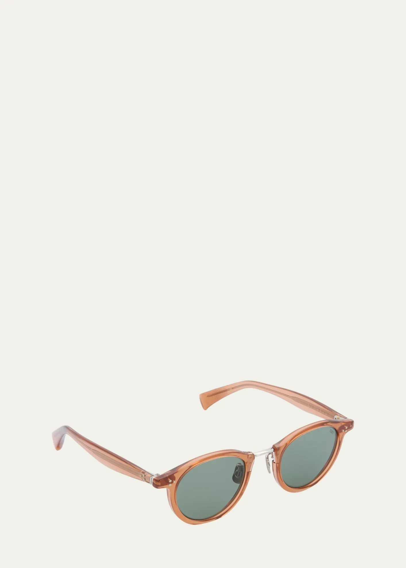 EyevanMen's 566 Round Acetate Sunglasses