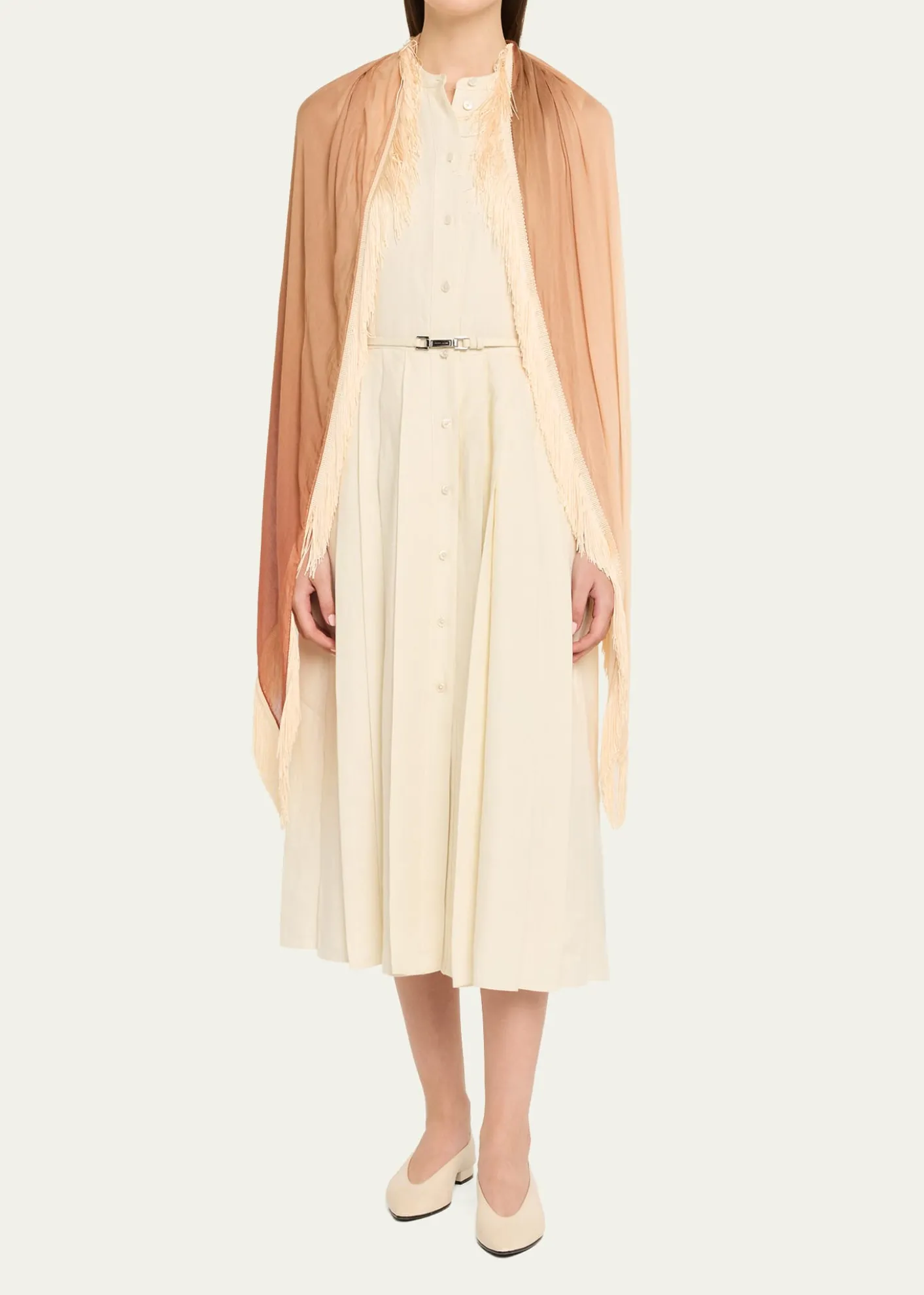 Faliero SartiGinny Frangia Fringed Degrade Scarf