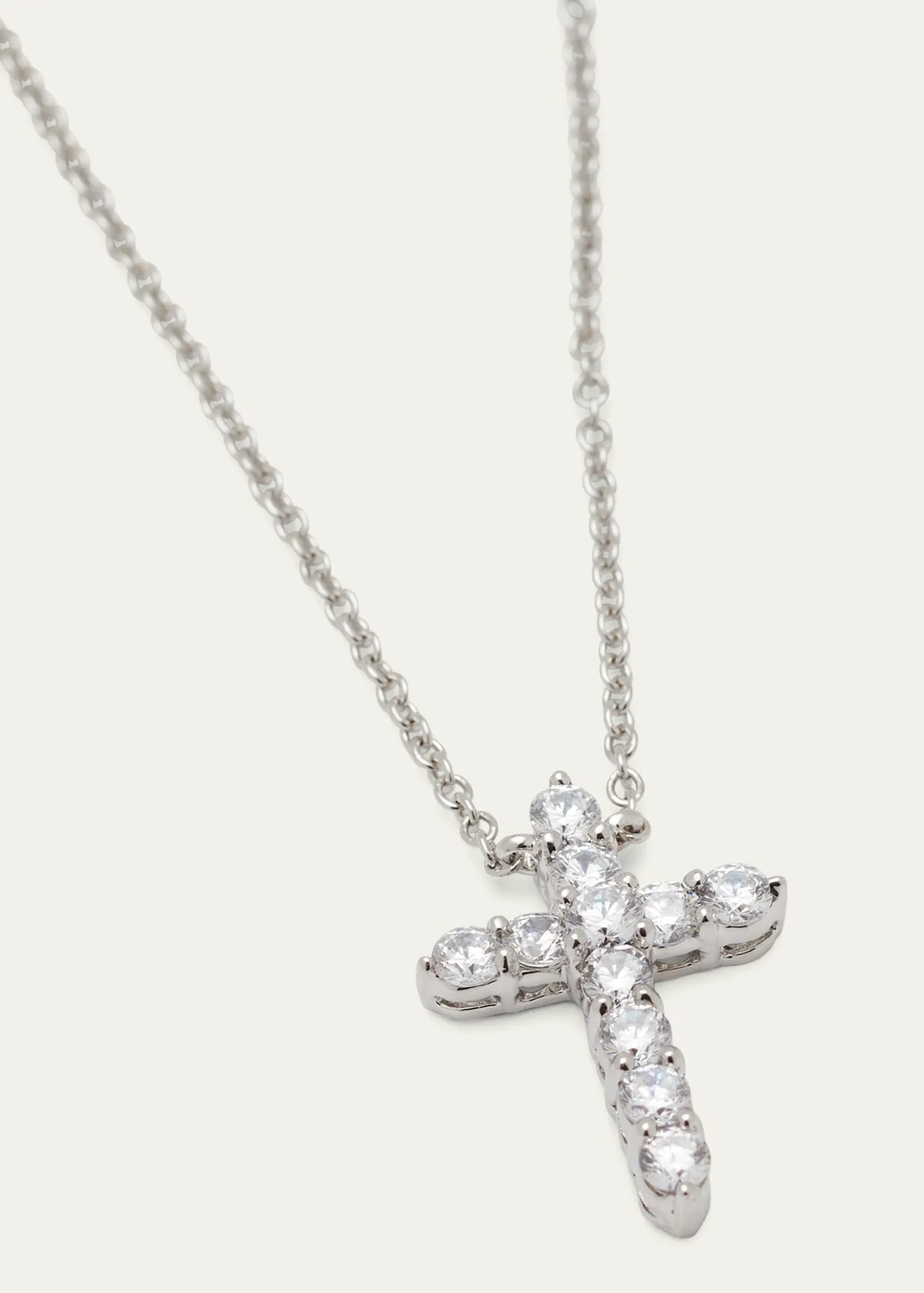 Fantasia by DeSerioCZ Cross Pendant Necklace