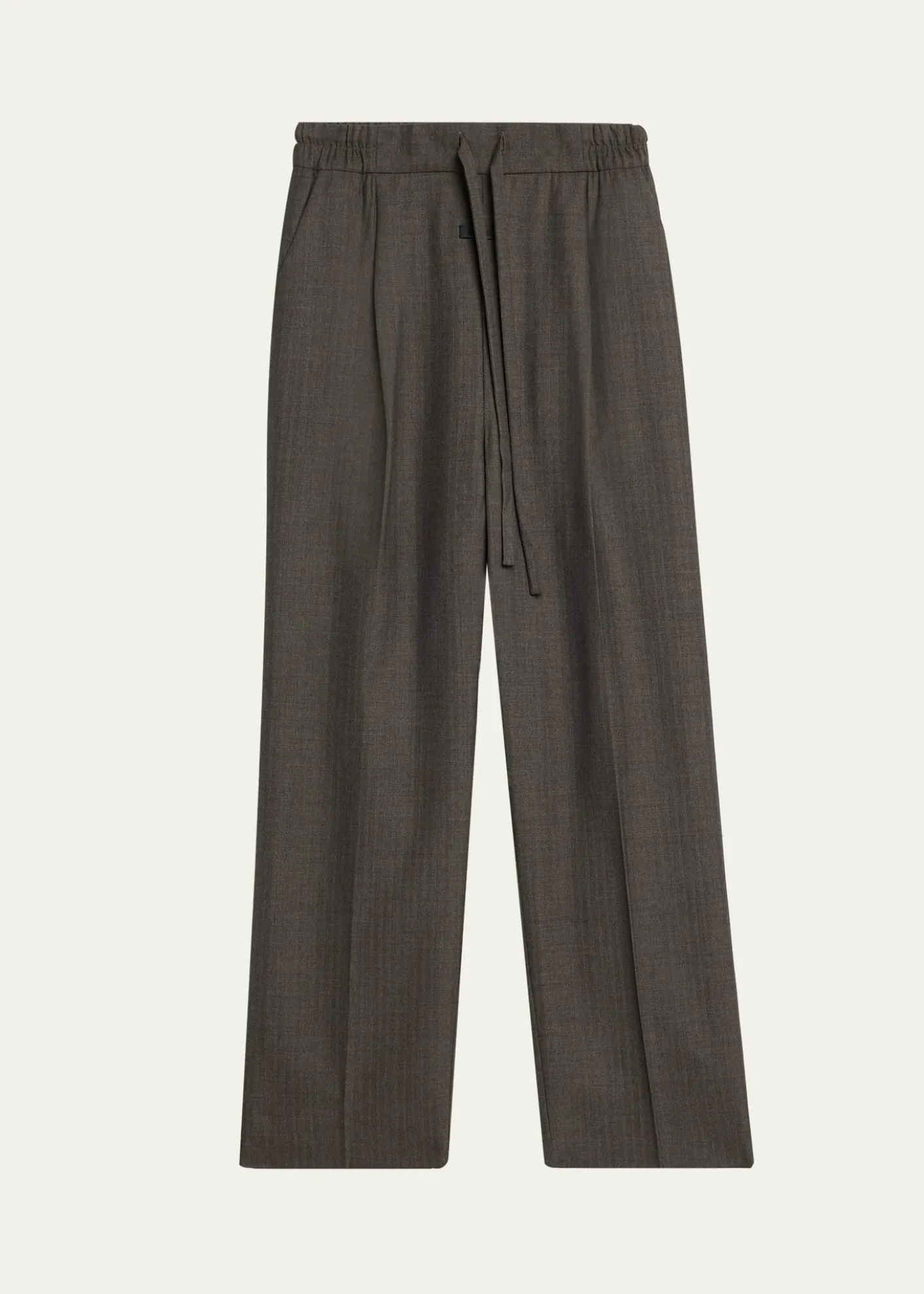 Fear of GodMen's Pleated Virgin Wool Straight-Leg Trousers