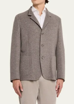FedeliMen's Double-Face Cashmere Chore Jacket
