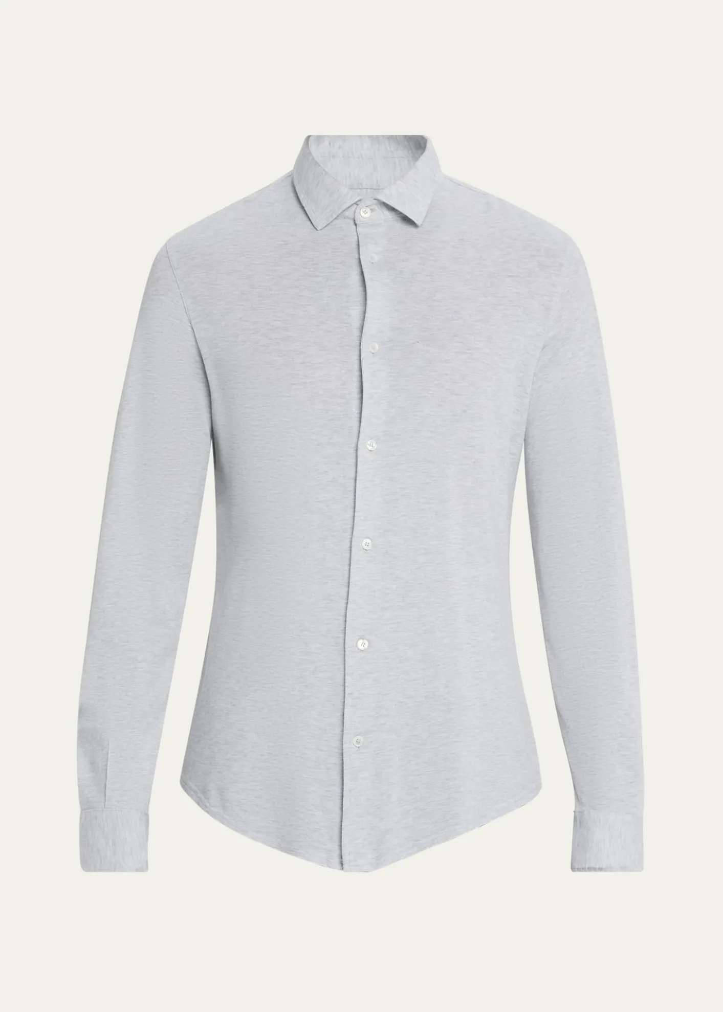 FedeliMen's Heathered Pique Sport Shirt