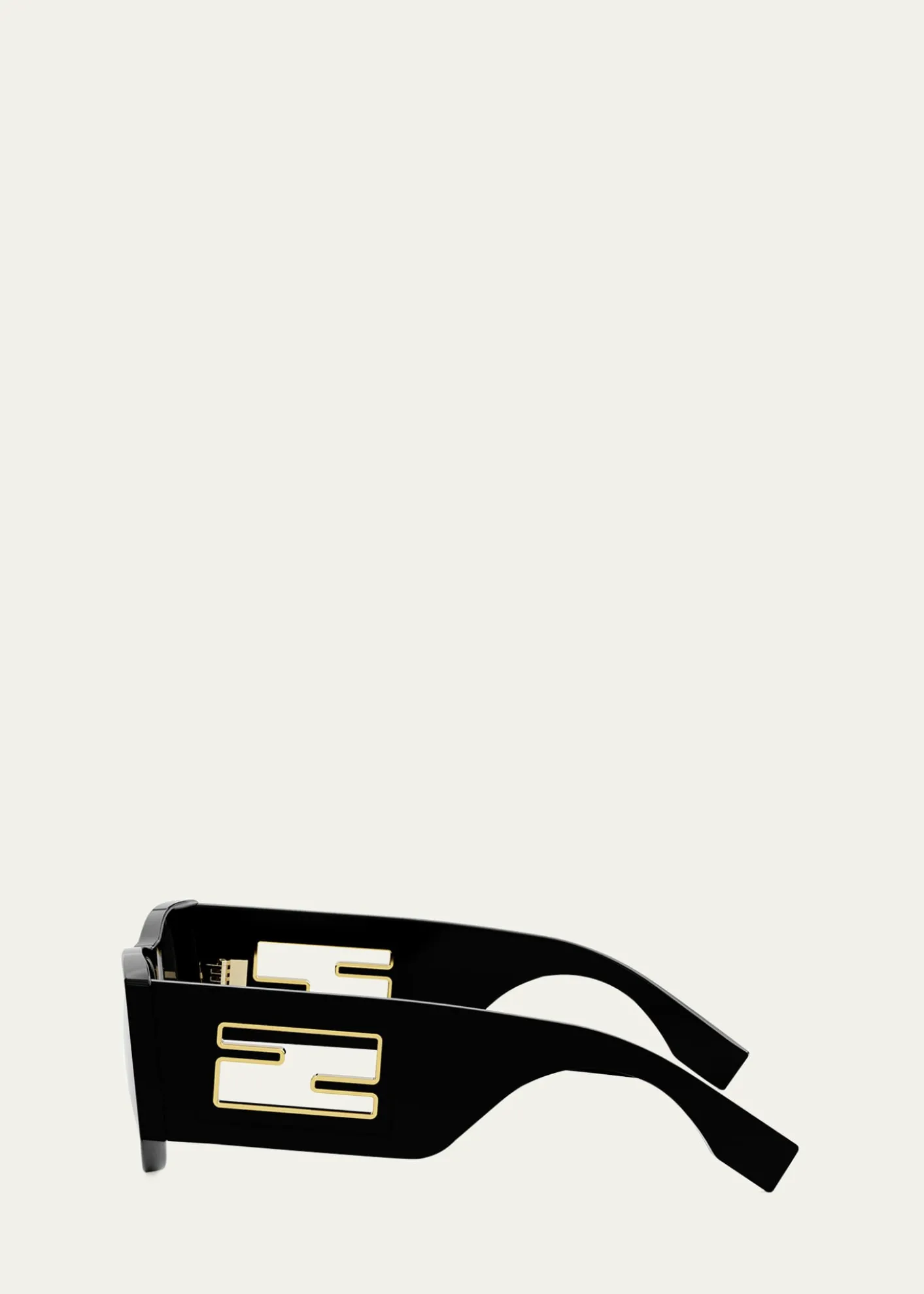 FendiBaguette Acetate Oval Sunglasses