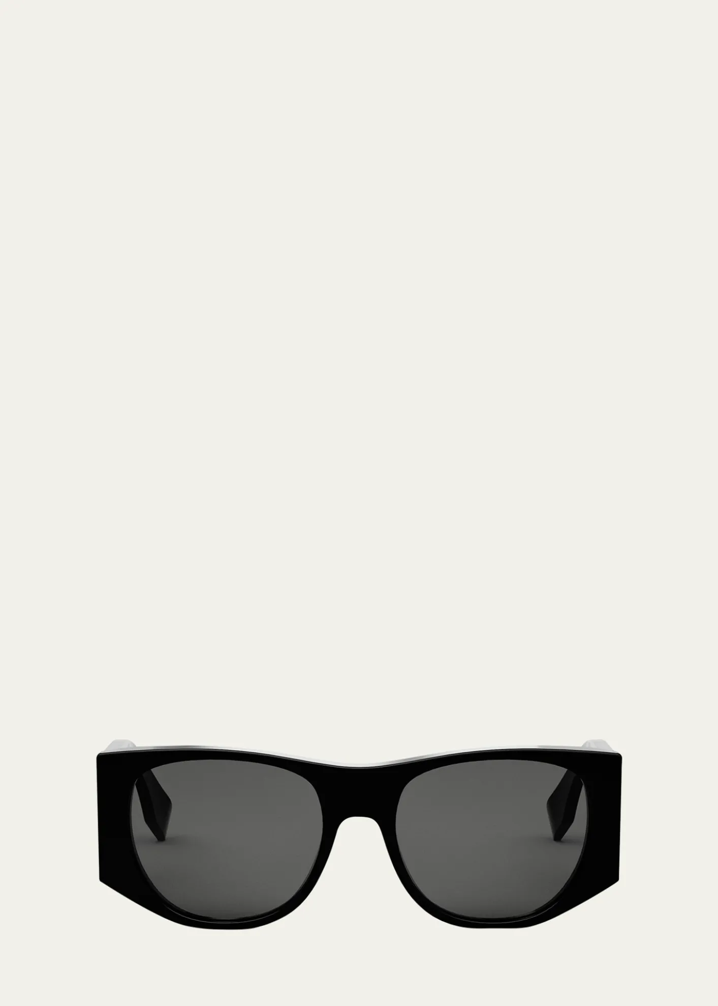 FendiBaguette Acetate Oval Sunglasses