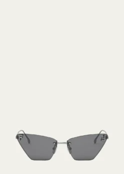 FendiFE4160US Cat-Eye Crystalized Logo Sunglasses