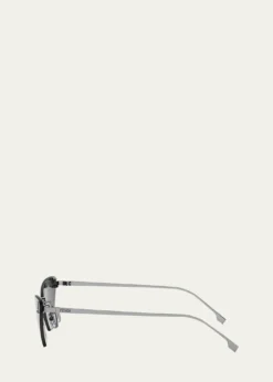 FendiFE4160US Cat-Eye Crystalized Logo Sunglasses