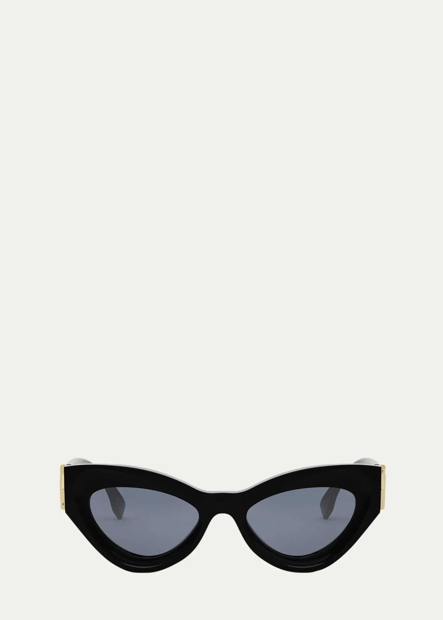 FendiFF Diamond Logo Acetate Cat-Eye Sunglasses