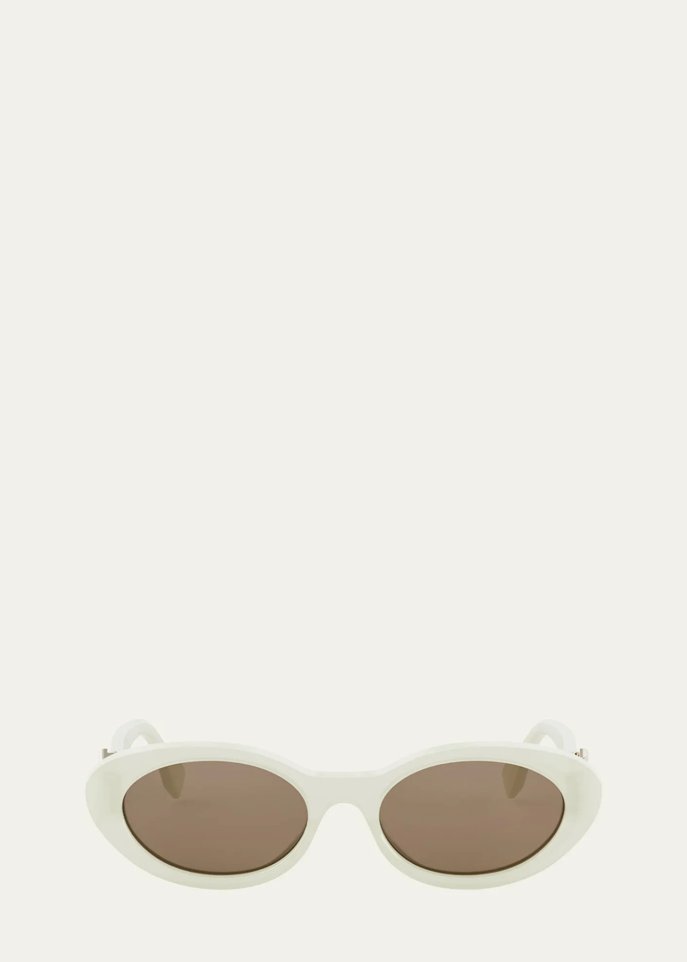 FendiFF Diamonds Acetate Oval Sunglasses