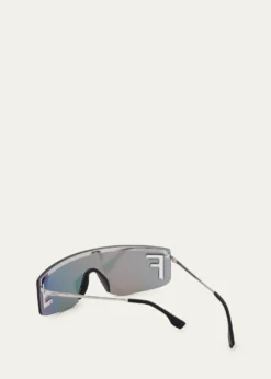 FendiMen's Fendi Sport 141mm Shield Sunglasses