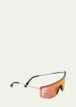 FendiMen's Fendi Sport 141mm Shield Sunglasses