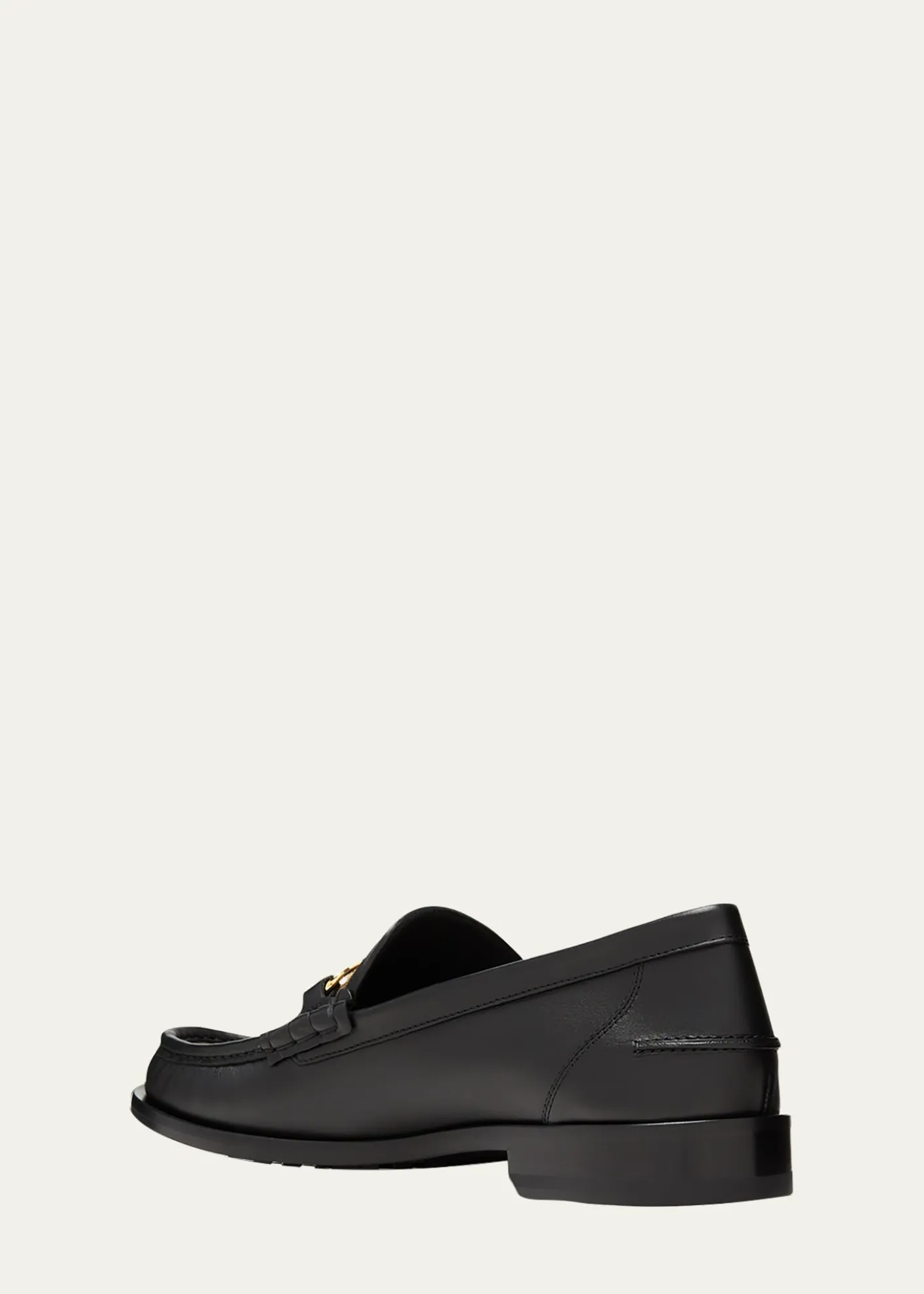 FendiMen's FF O'Lock Leather Loafers