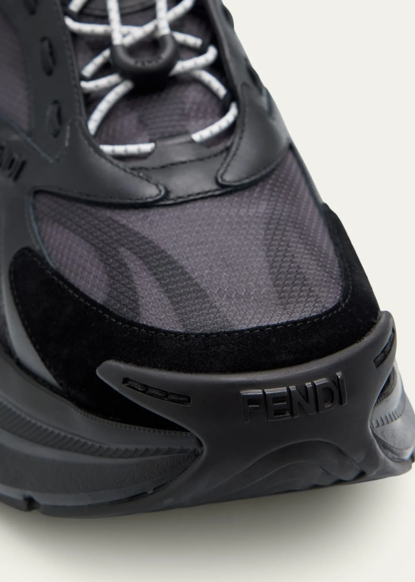 FendiMen's F-Light Leather & Mesh Running Sneakers