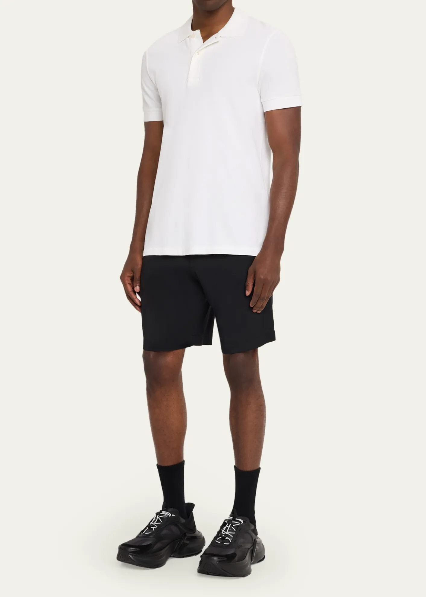 FendiMen's F-Light Leather & Mesh Running Sneakers