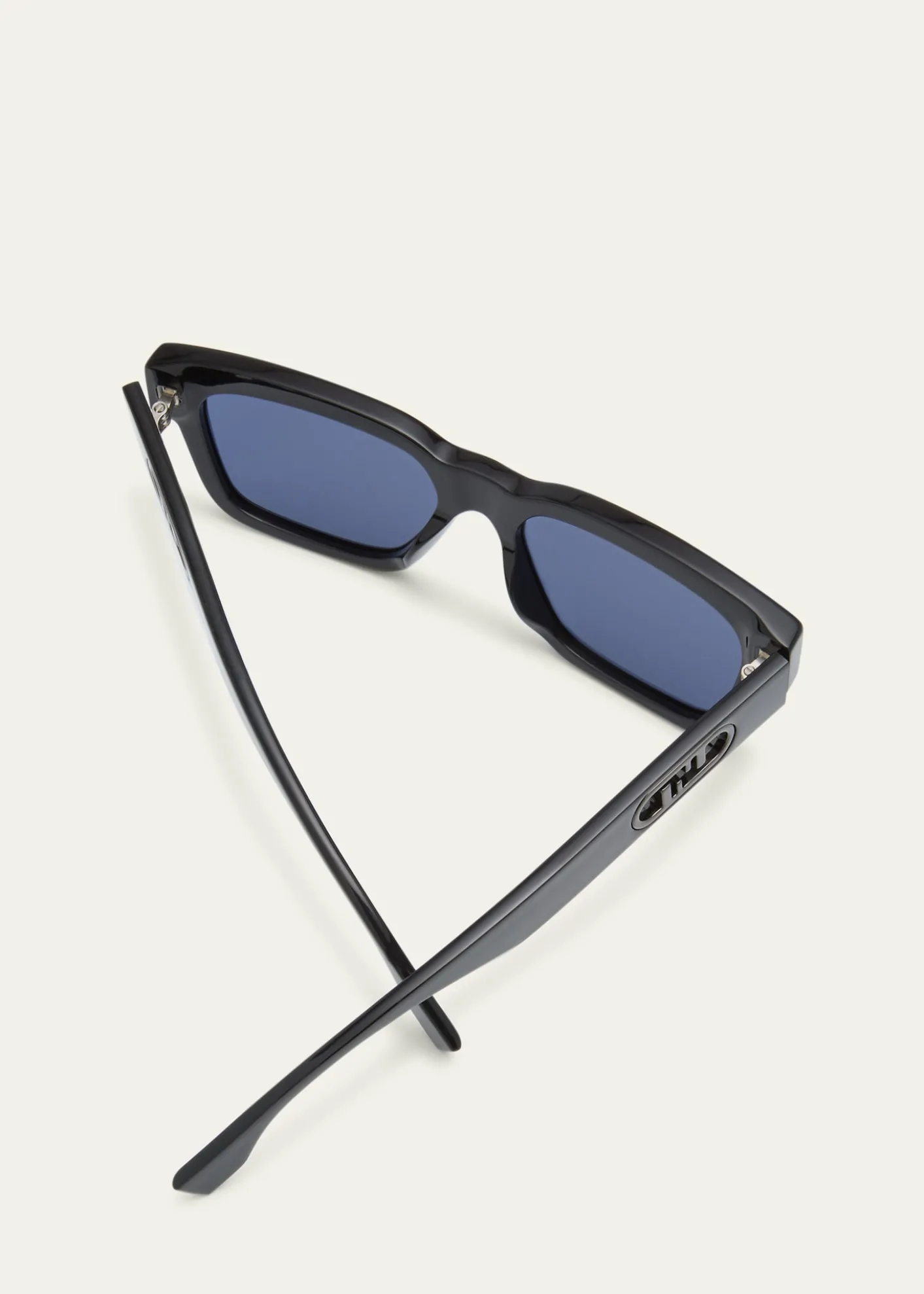 FendiMen's O'Lock Acetate Rectangle Sunglasses