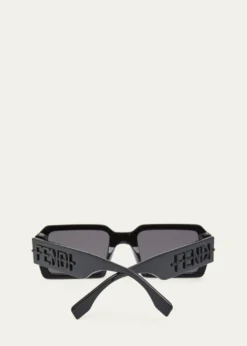 FendiO'lock Acetate Rectangle Sunglasses
