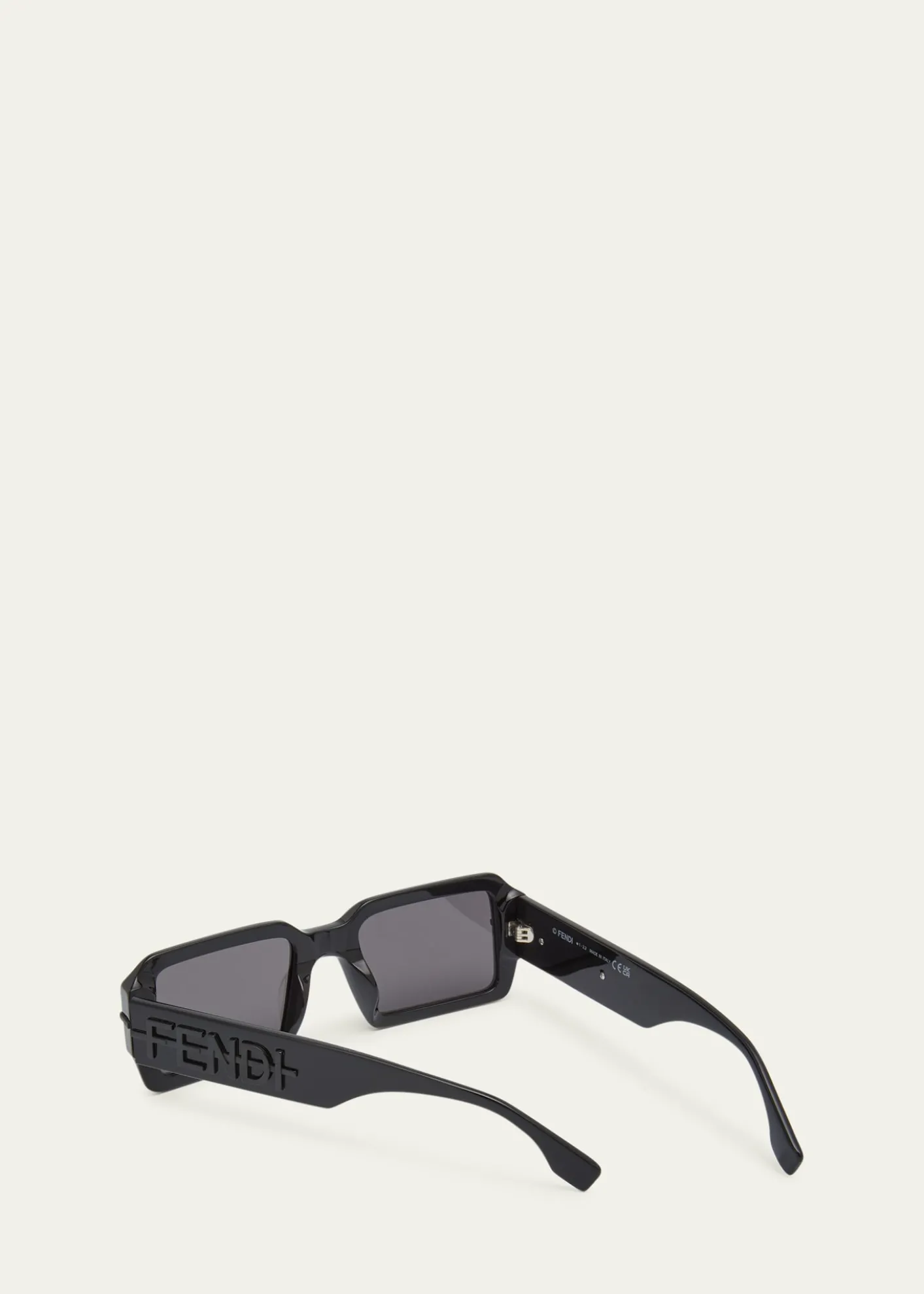 FendiO'lock Acetate Rectangle Sunglasses