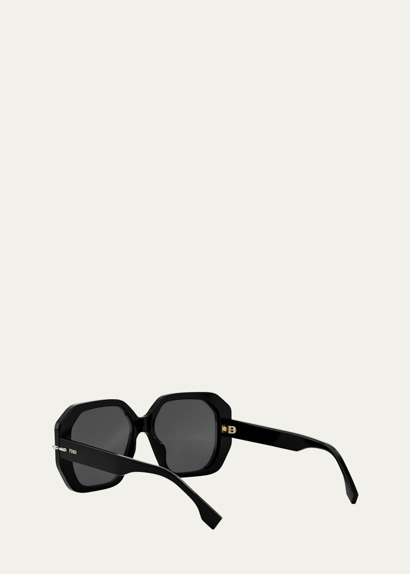 FendiSelleria Square Acetate Sunglasses
