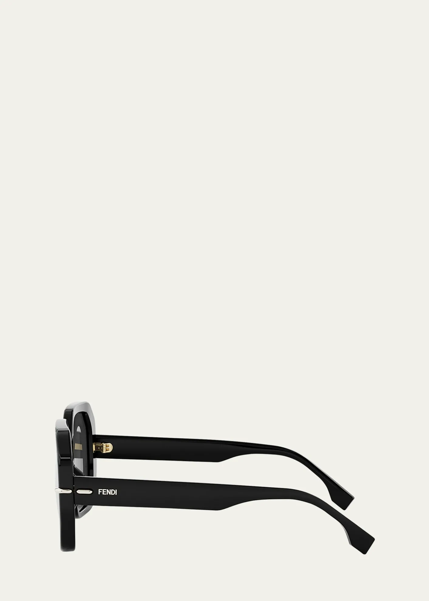 FendiSelleria Square Acetate Sunglasses