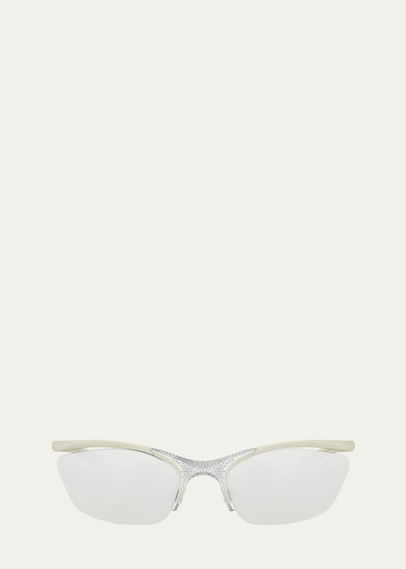 FendiSignature Crystal Cat-Eye Sunglasses