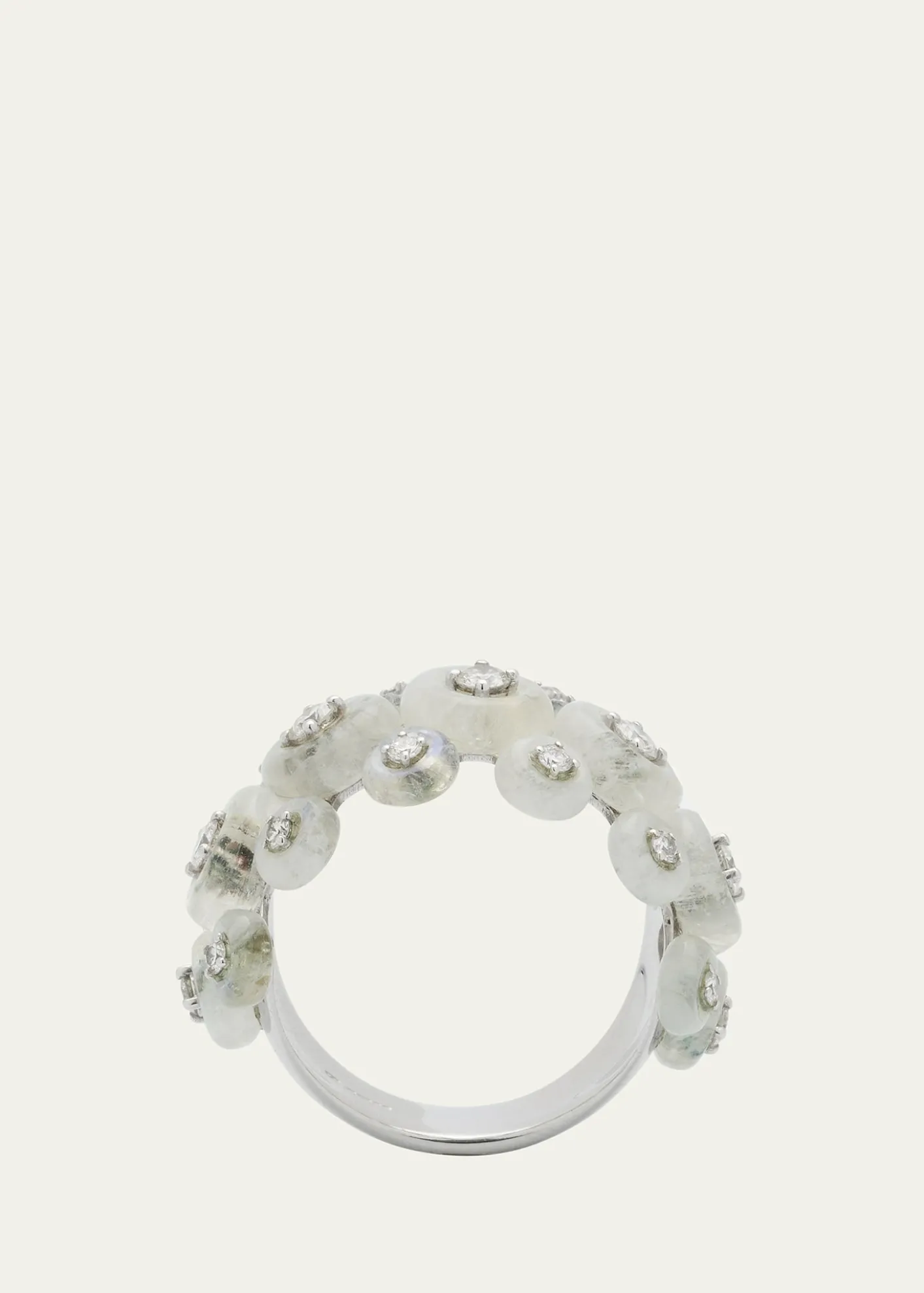 Fernando JorgeDiamond Surrounding Triple Ring in 18k White Gold