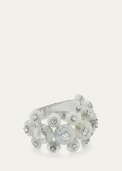 Fernando JorgeDiamond Surrounding Triple Ring in 18k White Gold