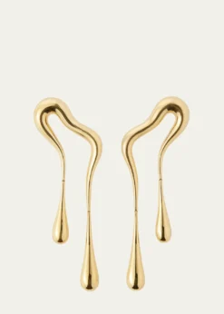 Fernando Jorge18K Yellow Gold Bold Stream Doubled Earrings